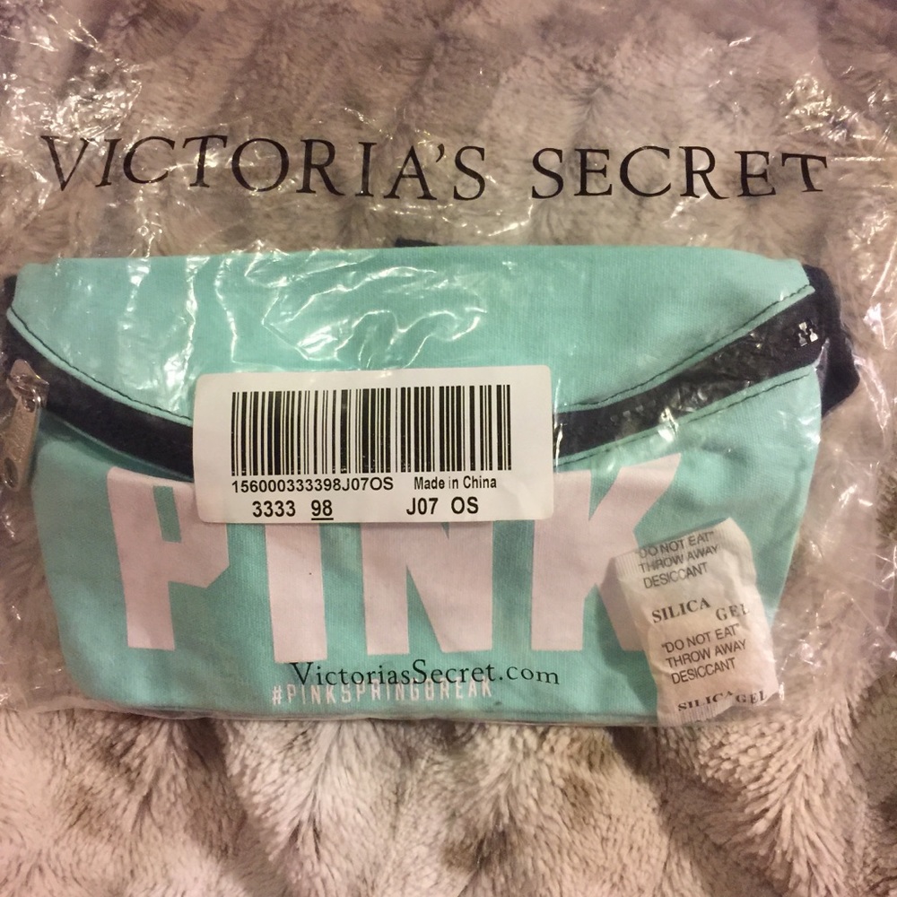 PINK light blue Fanny Pack fits mini booze bottles - Picture 4 of 4